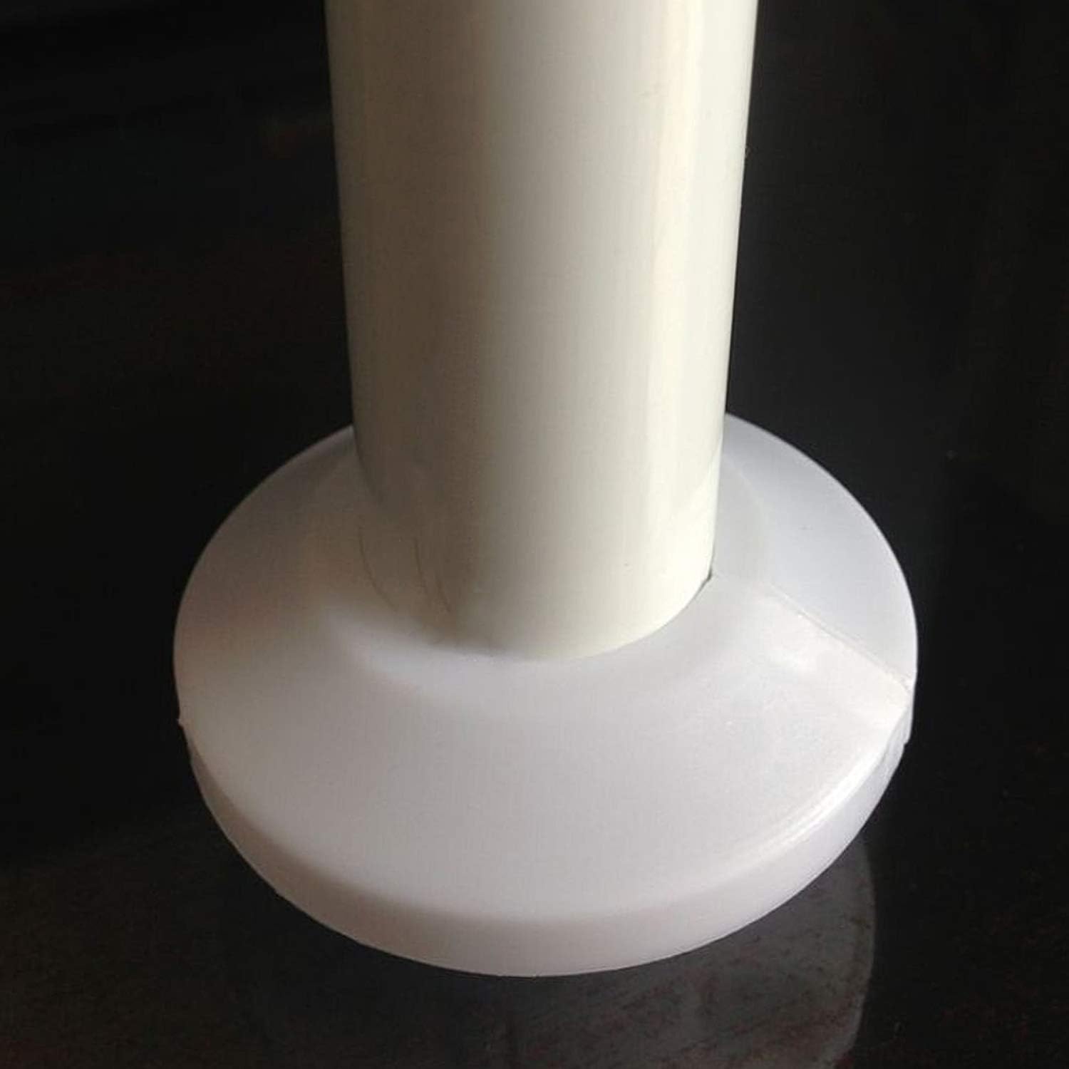 WEKON Set of 12 Pipe Collars White, Plastic Radiator Pipe Covers Pipe