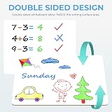 Nicpro 2 Pack Dry Erase Mini Whiteboard A4 22 x 30 cm Double Sided view 5