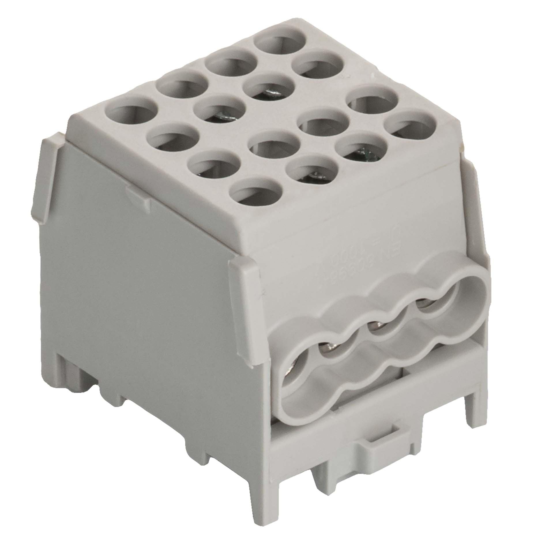 Pollmann HLAK 25-1/6 M2 Mains Connector Block, Main Line Junction Terminal Grey