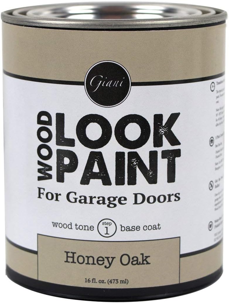 Giani Wood Look Paint for Garage Doors Step 1 Wood Grain Base Coat