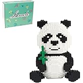 Larcele Panda Micro Building Blocks Animal Mini Building Toy Bricks, 3689 Pieces KLJM-02 (Model 2840)