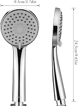 SAMODRA Shower Head High Pressure Handheld Chrome 3 Spray Settings view 8