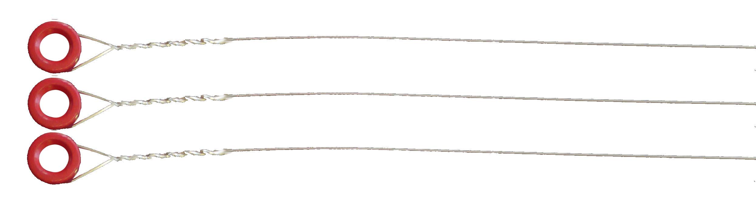 Easy Wood Tools 6" .016 Gauge Replacement Wire Pack (12902) for Easy Wire Burning Kit - 3 Pack Red