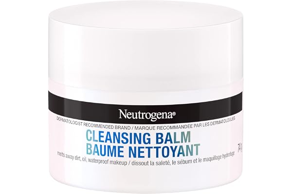 Neutrogena Cleansing Balm - Makeup Remover - Paraben Free Facial Cleanser - Fragrance Free, 74 grams