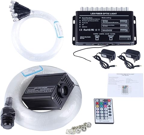 Chinly 16w Rgbw Led Fiber Optic Star Ceiling Kit Mixed 335