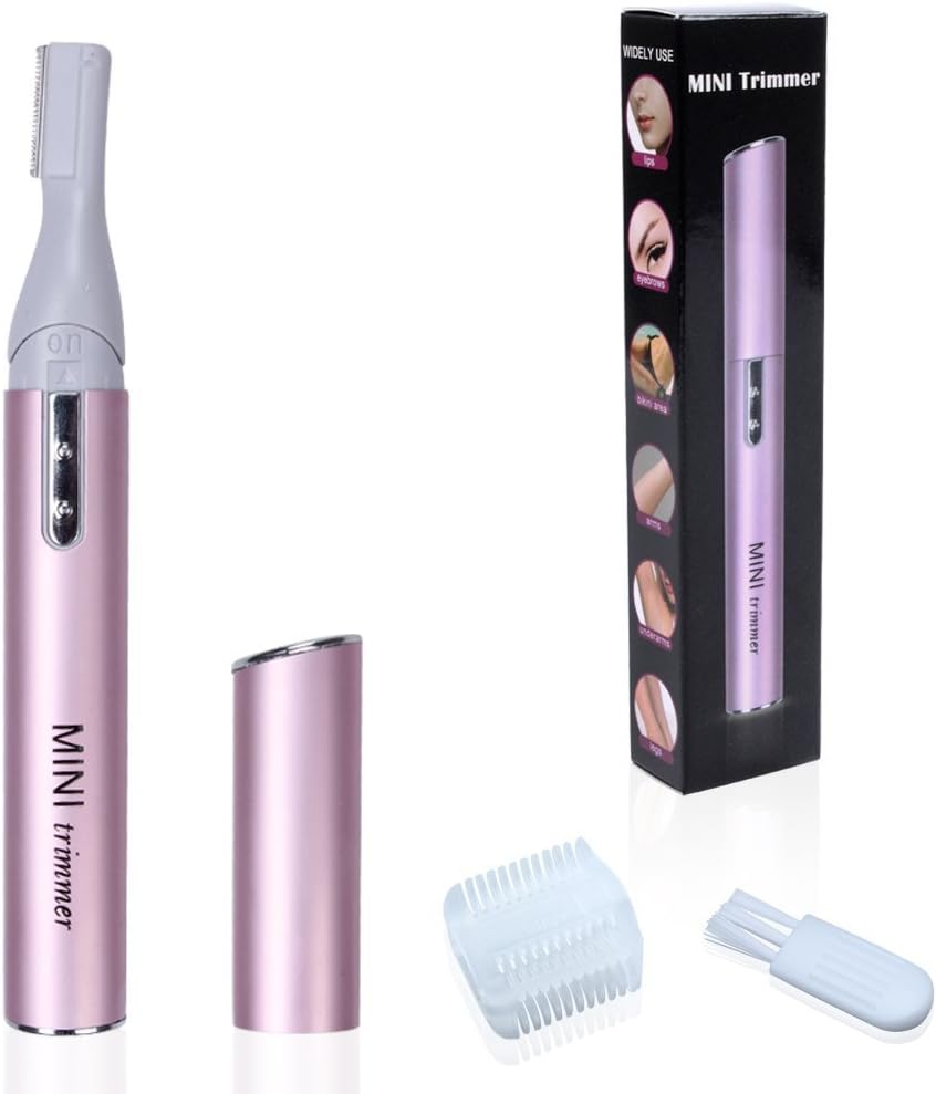 ewinever(R) 1 Pcs Mini Rotatable Lady Hair Trimmer Razor Eyebrow Shaver Lady Remover Electric