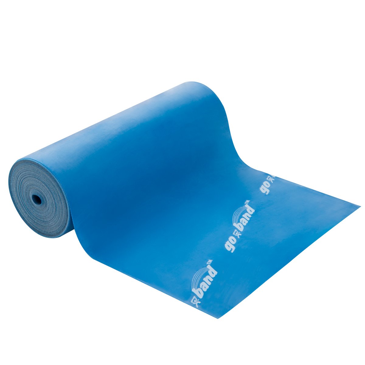 CanDo Resistance band / training band / gymnastics band - 5.5 m - blue (strong) - alternative to dumbbells