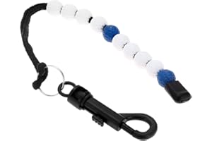 MUXSAM 1 Piece Golf Beads Score Counter with Clip, Golf Stroke Score Count Keeper Putting Score Counter for Referee Caddy Golfer
