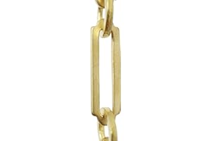 RCH Hardware CH-21-AD Brass Chandelier Chain, Acid Dipped (1 Foot)