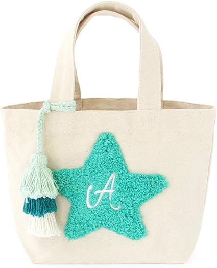 Amazon Co Jp バッグ ぽこもこ アルファベットスター A お散歩バッグ バッグ トートバッグ ミニバッグ ランチバッグ マイバッグ 買い物バッグ ショッピングバッグ エコバッグ かわいい おしゃれ かばん レディース ミニトートバッグ イニシャル シューズ バッグ