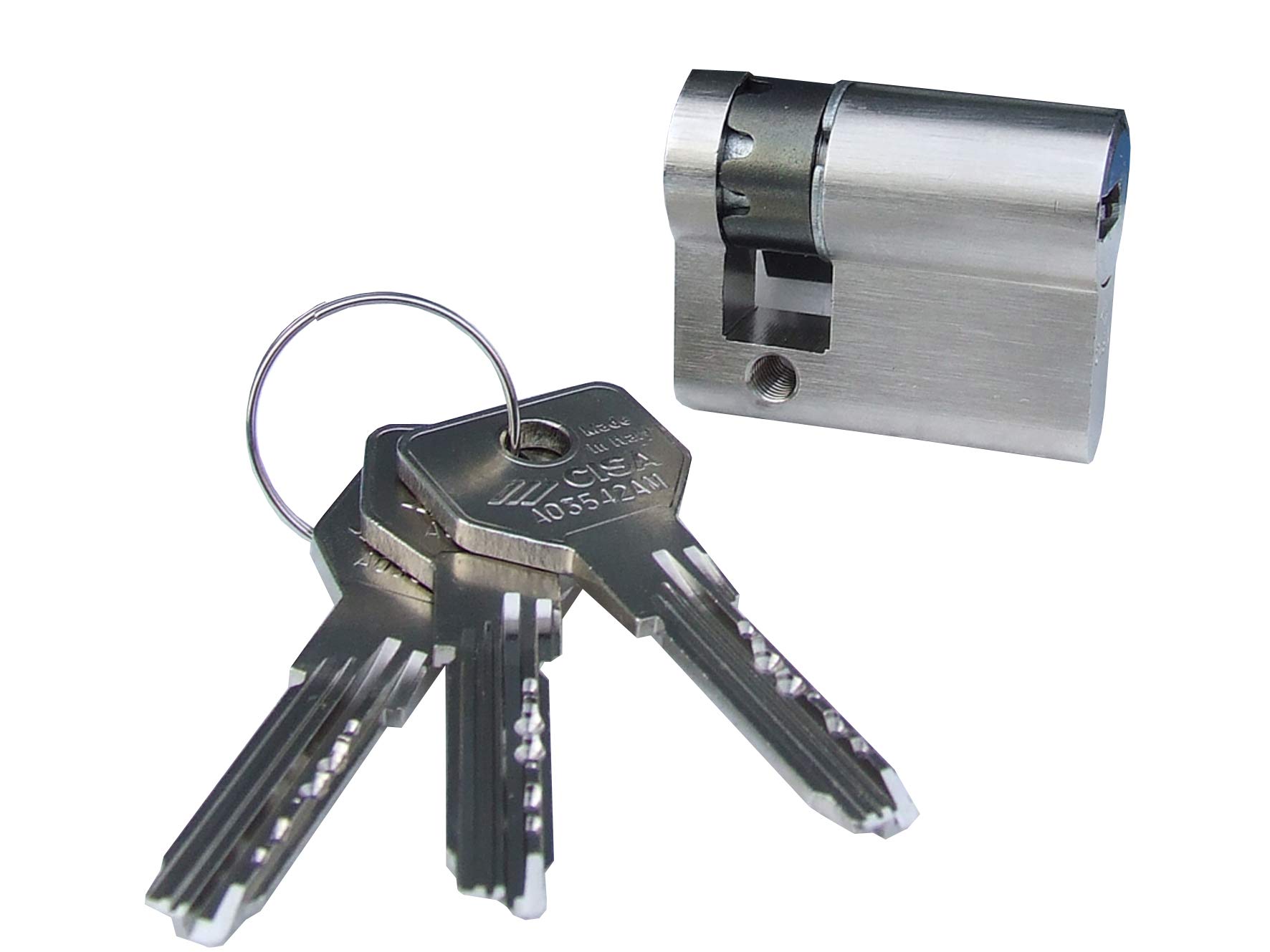 Cisa 48078 0E304-04-0-12 Cylinder Nickel-Plated 60 mm 50X10