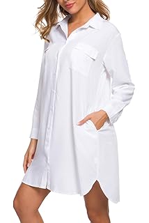 white button up shirt dress