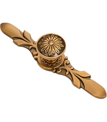 YCSJ Round Drawer Knobs with Backplate - 10 Pack (1-1/4” Knob and