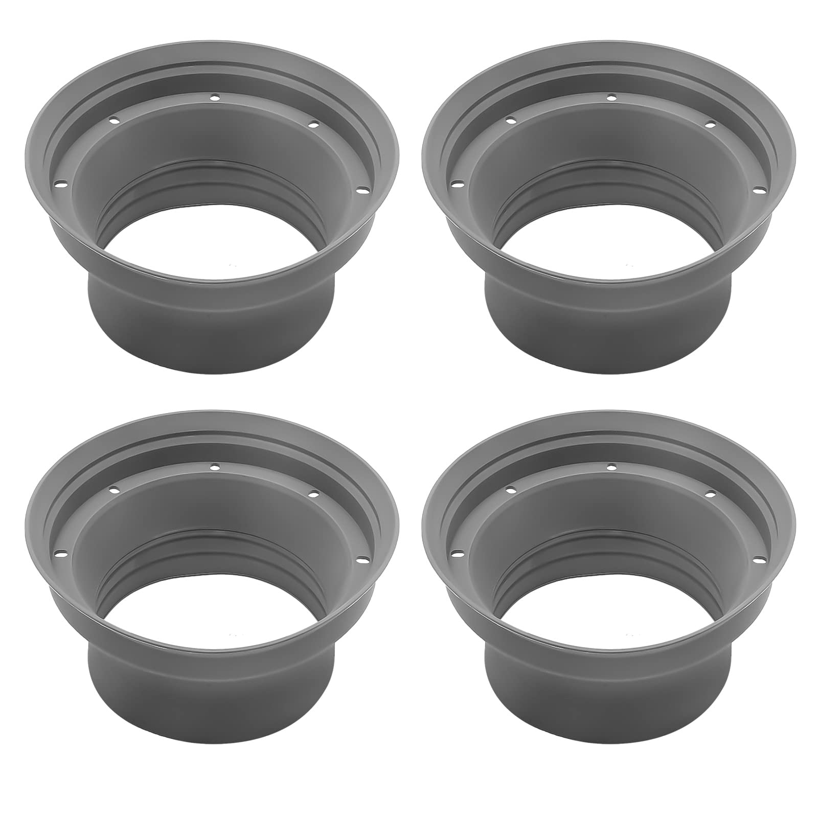 RECOIL SPB65K 4 Pack Foldable Silicone 6.5” Car Speaker Baffle Kits, for Sound Quality Improvement and Speaker Protection, Four Pieces