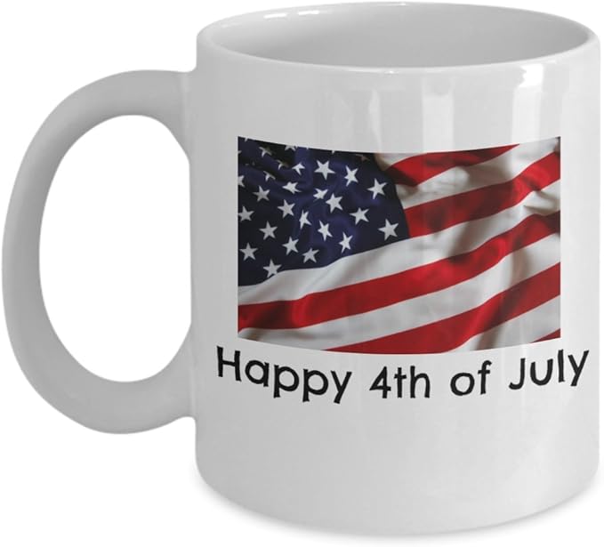 Happy Fourth 4th of July Coffee Tea Mug Cup Celebrate