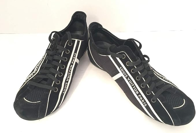 Amazon Co Jp ルイヴィトン Louis Vuitton スニーカー メンズ 黒 白 Li0077 中古 服 ファッション小物