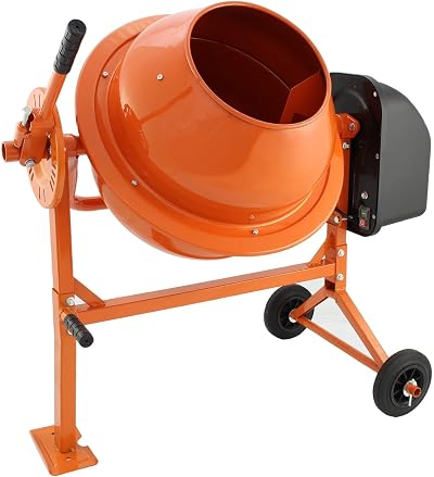 T-Mech 70L Electric Cement Mixer 250W 30RPM Portable Concrete Mortar Machine