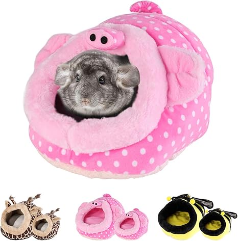 Urijk Panier Pour Cochons D Inde Adulte Et Bebe En Peluche Avec Coussin Amovible Ultra Doux Et Confortable Nid Lit Maison Niche Grotte Abri Chaud Pour Herisson Hamster Chinchilla Ecureuil Lapin Chat Urijk