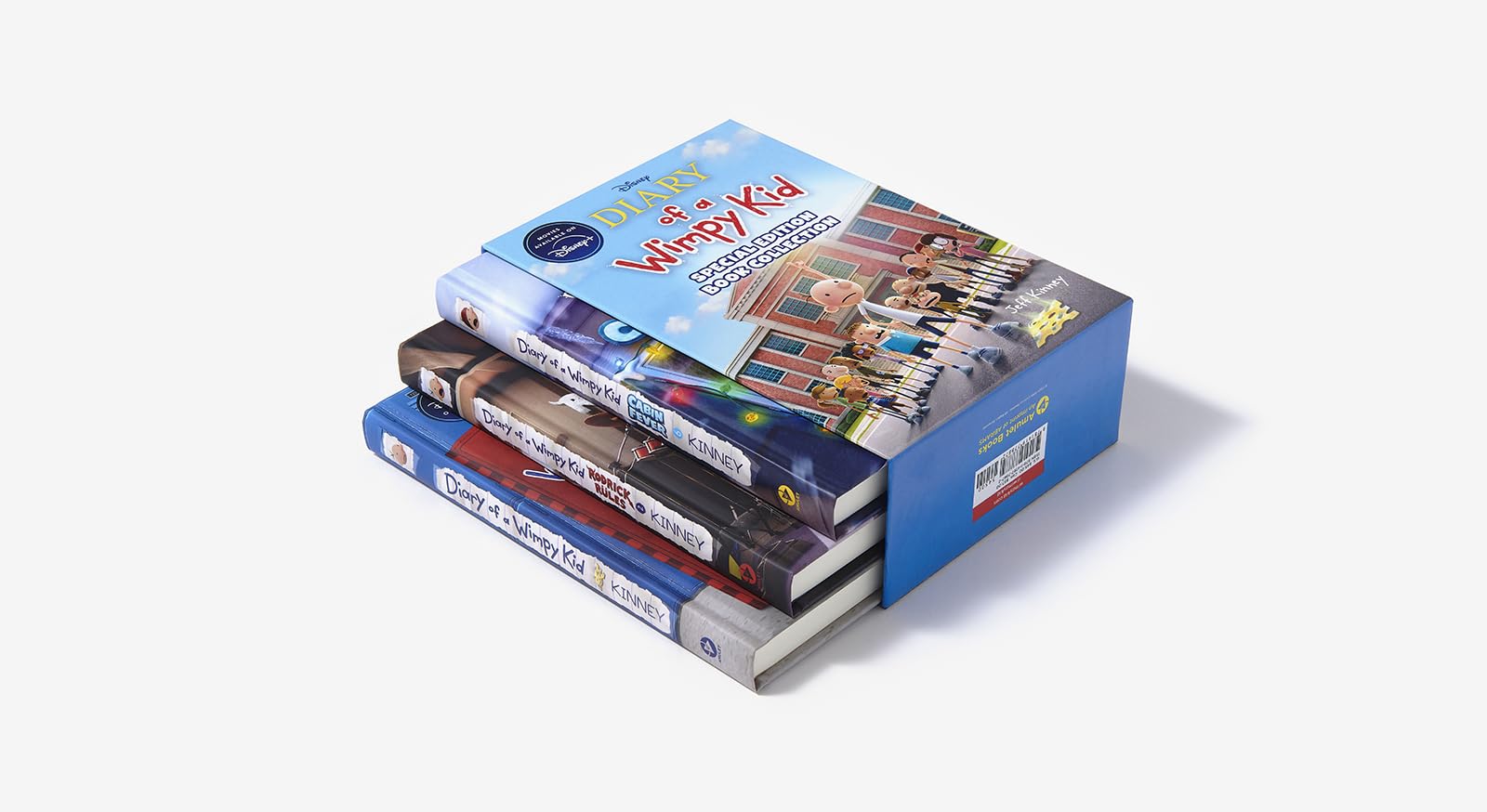 Diary of a Wimpy Kid 3-Book Collection: Special Disney+ Cover Editions: Diary of a Wimpy Kid, Rodrick Rules, and Cabin Fever Diary of a Wimpy Kid 3-Book Collection: Special Disney+ Cover Editions: Diary of a Wimpy Kid, Rodrick Rules, and Cabin Fever Hardcover Kindle