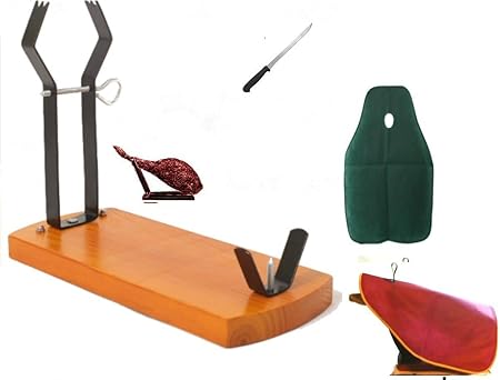 Compra TRUEVINE Gondola - Tabla jamonera, incluye cuchillo en caja de regalo en Amazon.es