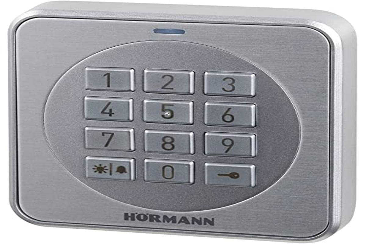Hörmann 4511633 Code Lock/Code CTV 3-1 ~ for 3 Functions, Heavy Duty with Metal Keyboard, up to Control 2 Garage Doors or Electric Door Opener Dimensions: 8 x 8 x 1.5 cm