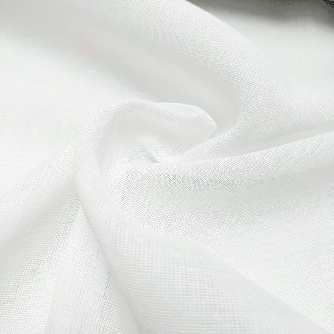 Midland Textiles Muslin Cotton Cheesecloth | 100% Cotton Butter Muslin Fabric for Baking, Cooking and Straining | Ideal for Home Decorarioins, Art and Crafts