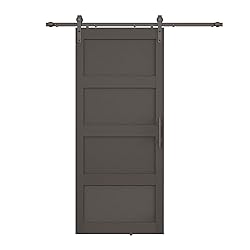 JUBEST 36"x84" Sliding Barn Door with Door Hardware