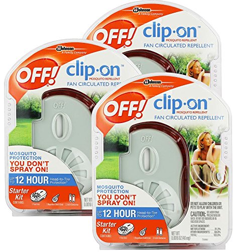 OFF! Mosquito Clip-On Fan Starter, 3 Count OFF! Mosquito Clip-On Fan Starter, 3 Count