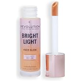 Revolution Beauty London, Bright Light Face Glow, Lightweight &amp; Brightening Multi-Use Skin Tint, Illuminating and Natural Glow Finish, Illuminate Medium, 0.77 Fl. Oz