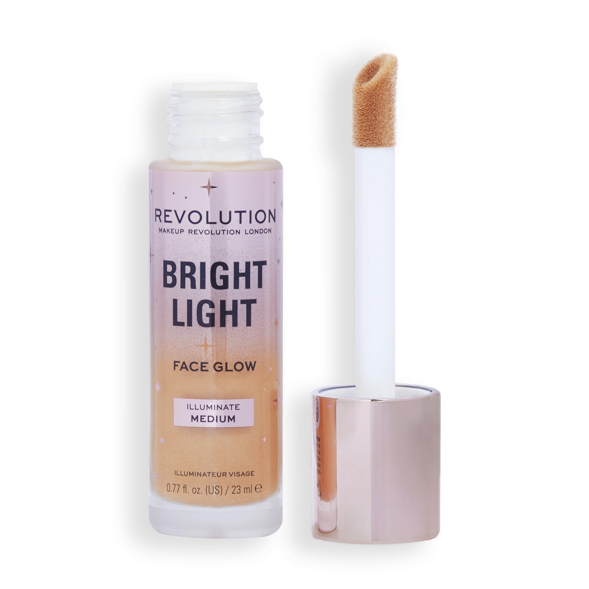 Makeup Revolution Bright Light Face Glow, Brightening Skin Tint, Radiant Finish, Illuminate Medium — image 1