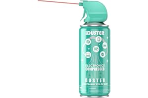 iDuster Canned Air Duster for Computer - Disposable Keyboard Cleaner Cleaning Duster for Electronics, 1PCS(3.5oz)