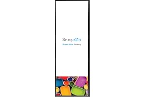 SnapeZo Poster Frame 10x32 Inches, Black 1.2 Inch Aluminum Profile, Front-Loading Snap Frame, Wall Mounting, Premium Series