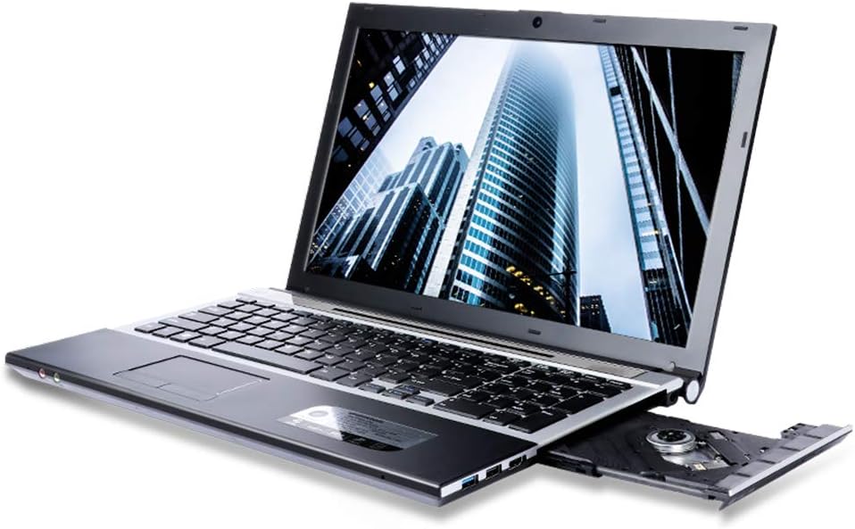 LHMZNIY 15.6 Inch Laptop 1920*1080P FHD Intel Core i7-3517U CPU 8GB RAM Windows 10 Wifi Bluetooth DVD ROM Office Laptop Game Laptop Notebook Computer (512G, Black)