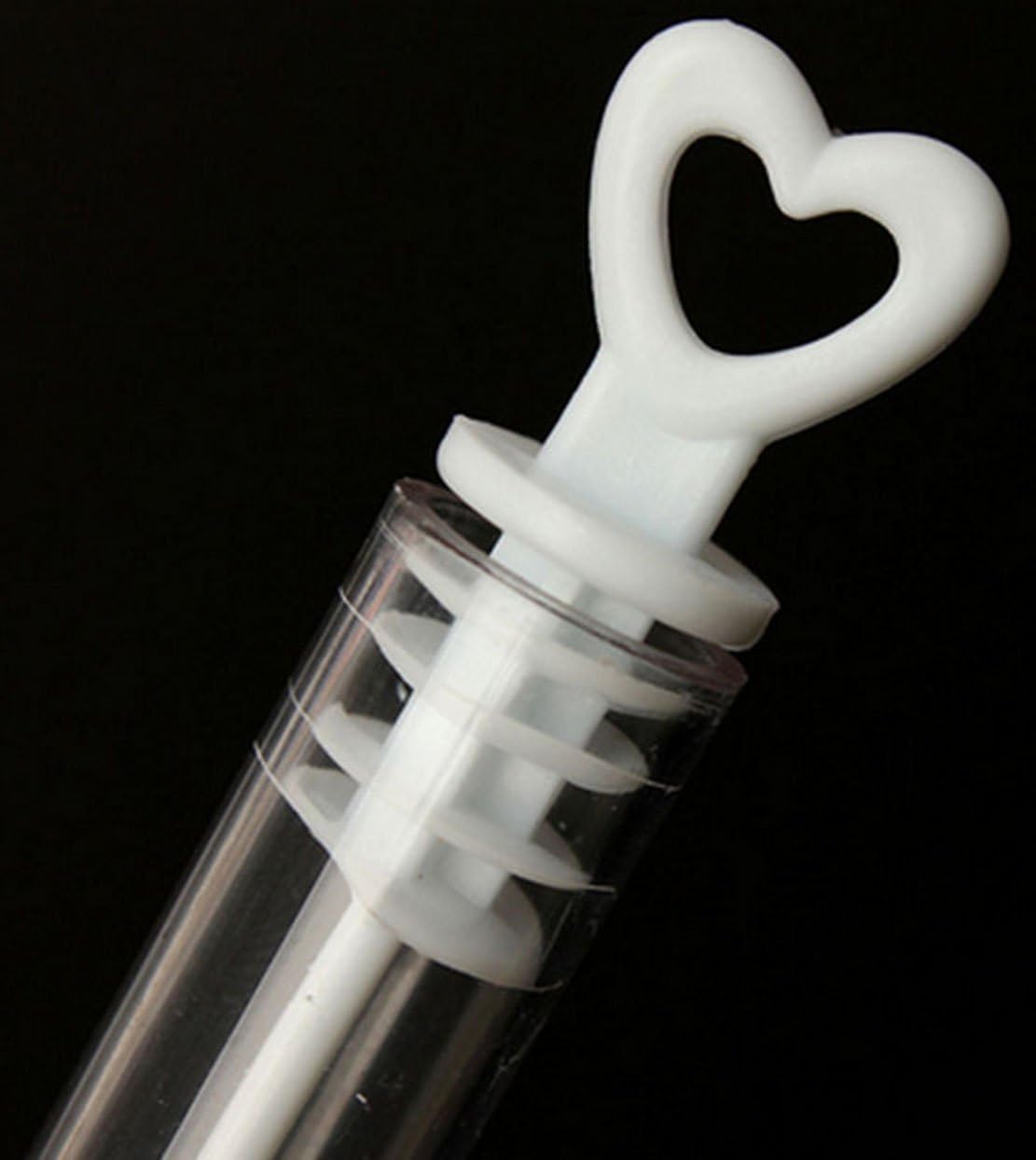 empty bubble bottles with wands