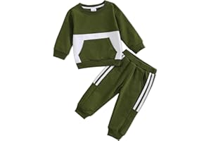 Doresbebe Toddler Baby Boy Clothes Fall Winter Outfit Infant Sweatshirts Pullover Sweatsuit Tops Long Pants Clothing Set