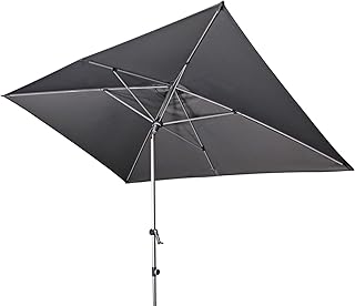Doppler EXPERT Auto Tilt – Rechteckiger Sonnenschirm für Balkon oder Terrasse – Knickbar – ca. 300x200 cm – Anthrazit