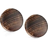 Pierced Owl - Sono Wood Saddle Fit Solid Organic Ear Plug Gauges, Sold as a Pair