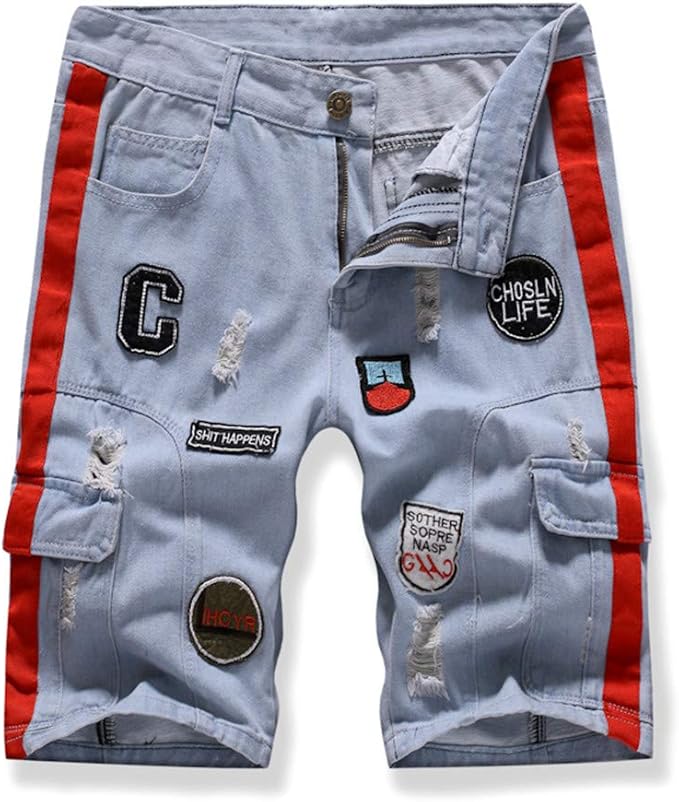 mens denim shorts amazon