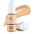 Matte Full Coverage Liquid Foundation - Lightweight & Flawless Oil Control Foundation Makeup, Waterproof and Long-Lasting Skin Foundation Concealer for Dry and Oily Skin, 1 Fl Oz (#104 Buff Beige)