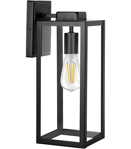 💡 Lámpara De Mampara Kenable IP44 Para Exterior: Montaje En Pared, LED E27, Resistente A La Intemperie (11W)