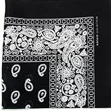 Novelty Bandanas Paisley Cotton Bandanas Single Pack
