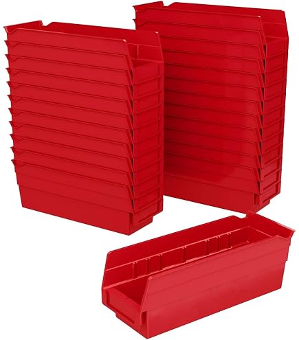 Amazon.com: Akro-Mils 30130 Heavy Duty Plastic Shelf Bins, 12