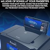 Mr Entertainer Groovebox Karaoke Machine Bluetooth CDG with Screen Lights view 4