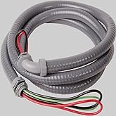 Diversitech 6-12-6NM Number-6 Non Metallic Conduit Whip, 1/2" x 6' AWG 10 THHN