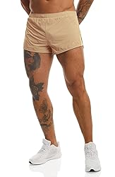 Ouber Men's Running Shorts with Liner 2'' Workout