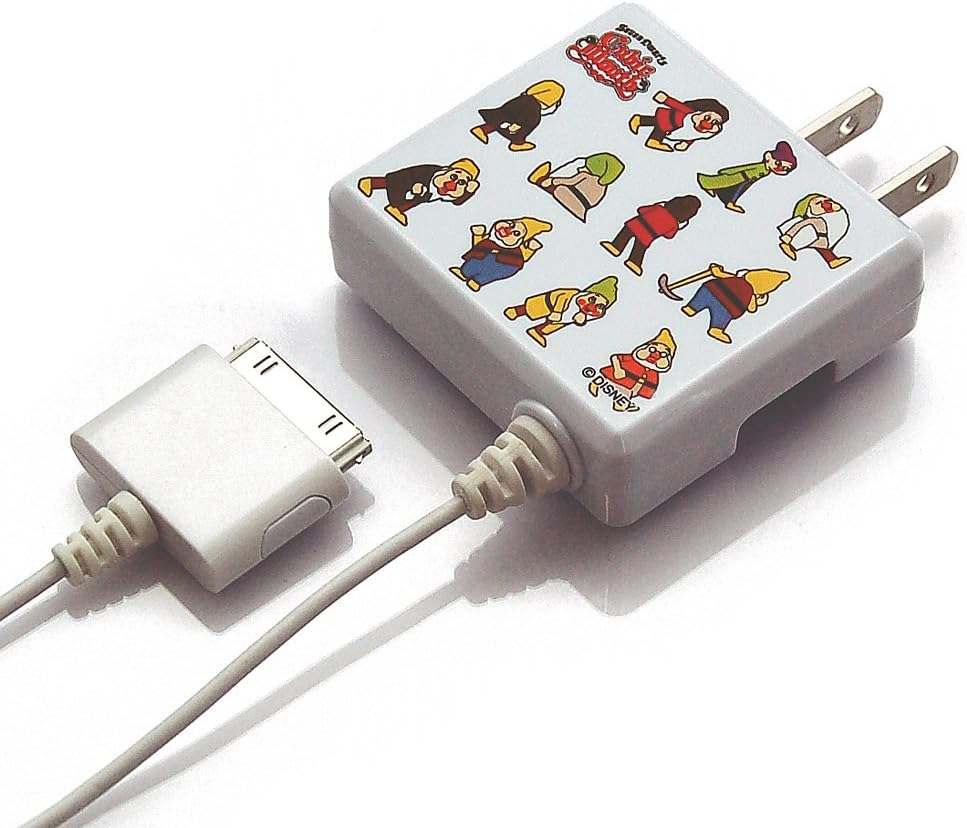 Amazon ディズニーキャラクター 7人の小人 携帯電話用 家庭コンセント Ac 充電器 Iphone Ipod Dockコネクタ対応 Rx Ijk537sd08 ピージーエー Pga Ac式充電器