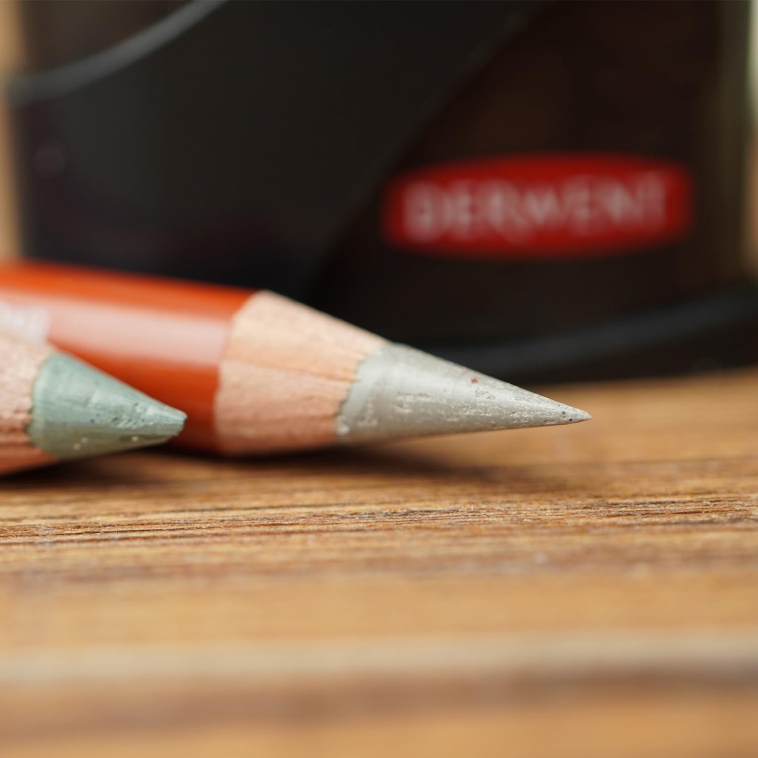Derwent Twin Hole Pencil Sharpener, Black, 11.5mm & 8.25mm