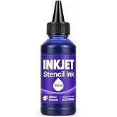 Aulay Tattoo Inkjet Stencil Ink 100ml for EcoTank Inkjet Printers | Inkjet Tattoo Stencil Printer Ink for EcoTank Inkjet Printers Crisp, Long-Lasting, Clog-Free, Smudge-Proof,Fast Drying