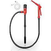 FUELIO 2025 UPGRADED Fuel Transfer Pump - Leak-Proof USB Charging Gas Pump For Gas Can - 2.8 GPM Portable Battery Powered Pump For Gas, Gasoline