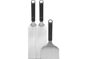 Napoleon® BBQ Accessory - GATL012 - Griddle Starter 3-piece Set, Includes 2 Spatulas, One Scraper, 3 Sided Beveled Edges